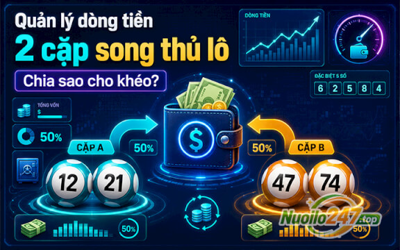 Quản lý dòng tiền khi nuôi cùng lúc 2 cặp song thủ lô: Chia sao cho khéo?