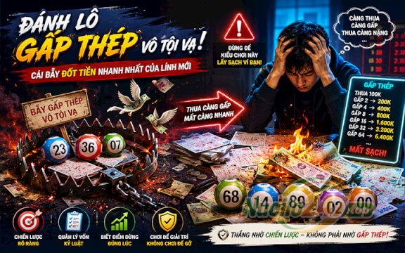 Đánh lô gấp thếp vô tội vạ: Cái bẫy đốt tiền nhanh nhất của lính mới