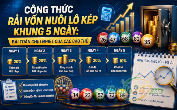 Công thức rải vốn nuôi lô kép khung 5 ngày: Bài toán chịu nhiệt của các cao thủ