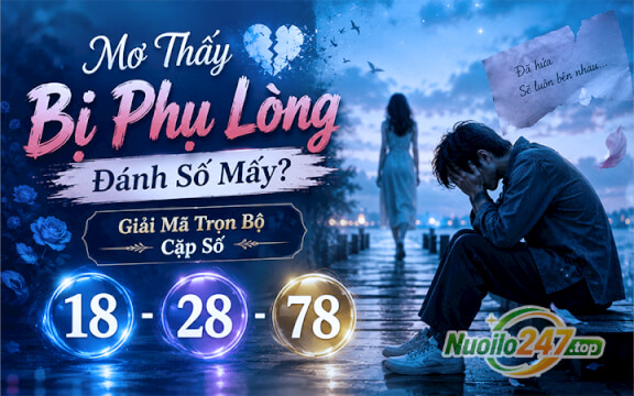 Mơ Thấy Bị Phụ Lòng Đánh Số Mấy? Giải Mã Trọn Bộ Cặp Số 18 - 28 - 78