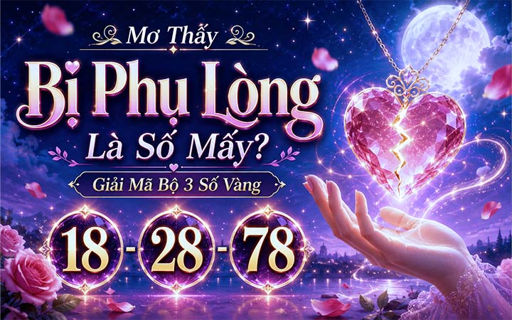 Mơ Thấy Bị Phụ Lòng Là Số Mấy? Giải Mã Bộ 3 Số Vàng 18 - 28 - 78