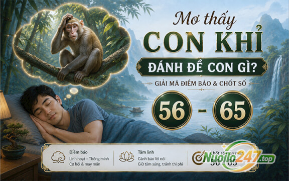 Mơ thấy con khỉ đánh đề con gì? Giải mã điềm báo & chốt số (56 - 65)