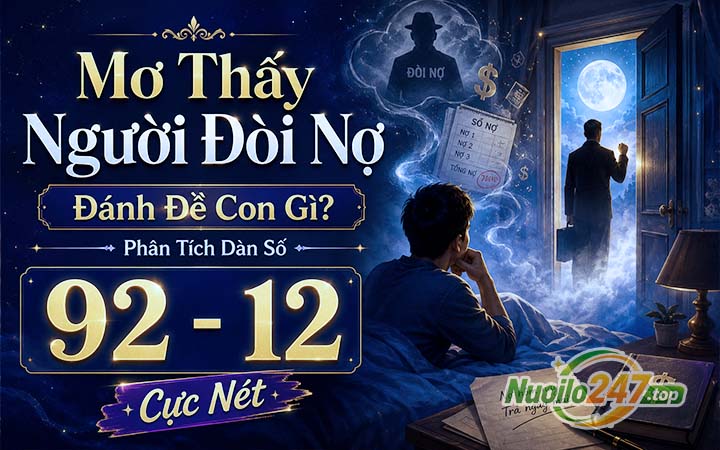 Mơ Thấy Người Đòi Nợ Đánh Đề Con Gì? Phân Tích Dàn Số 92 - 12 Cực Nét