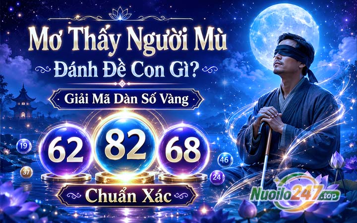 Mơ Thấy Người Mù Đánh Đề Con Gì? Giải Mã Dàn Số Vàng 62 - 82 - 68 Chuẩn Xác