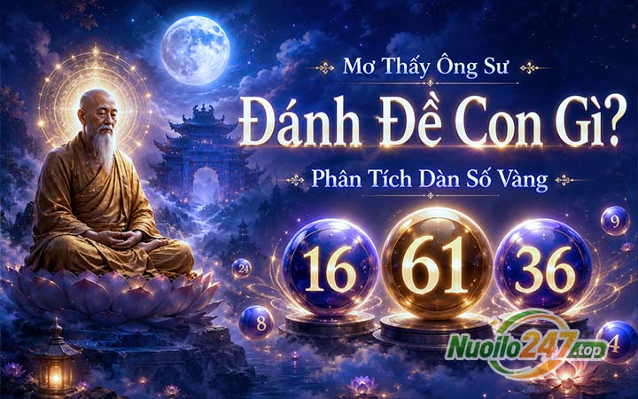 Mơ Thấy Ông Sư Đánh Đề Con Gì? Phân Tích Dàn Số Vàng 16 - 61 - 36