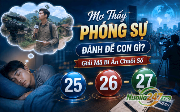 Mơ Thấy Phóng Sự Đánh Đề Con Gì? Giải Mã Bí Ẩn Chuỗi Số 25 - 26 - 27