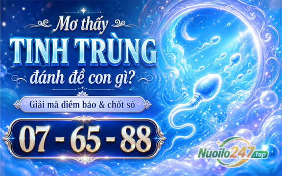 Mơ thấy Tinh trùng đánh đề con gì? Giải mã điềm báo & chốt số (07 - 65 - 88)