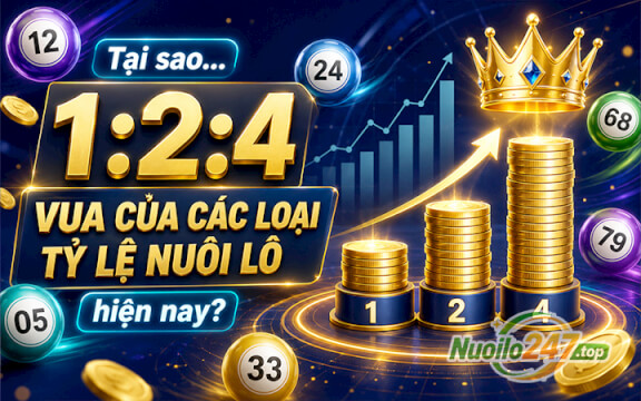 Tại sao tỷ lệ 1:2:4 là vua của các loại tỷ lệ nuôi lô hiện nay?